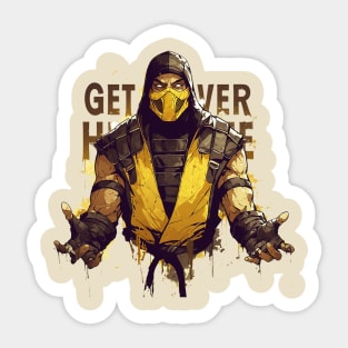 get over here Sticker